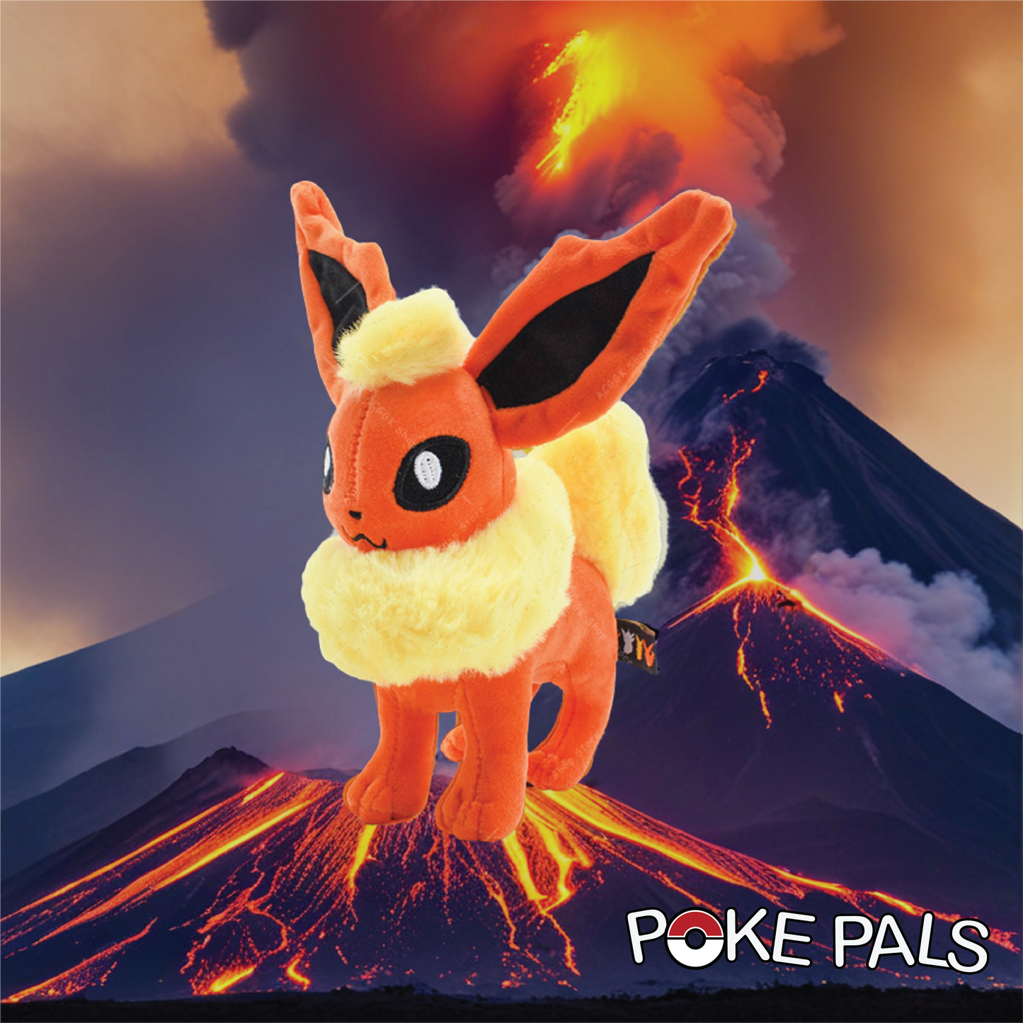 PokePals Mini Flareon Plush